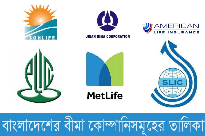 বাংলাদেশের বীমা কোম্পানিসমূহের তালিকা - List of insurance companies in Bangladesh